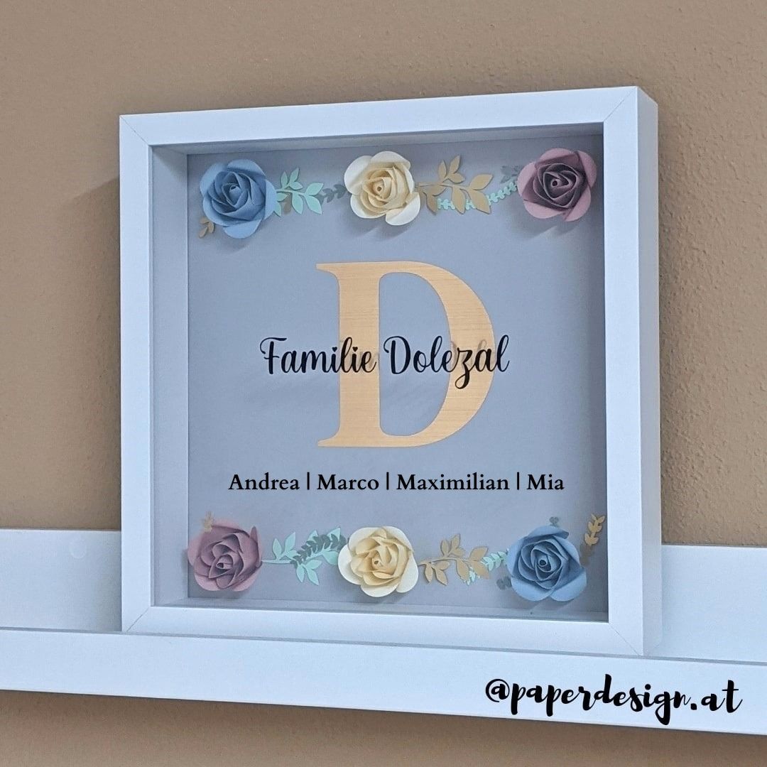 Familie Geschenk Einzug Hochzeit Shadow Box Familiy Familie Geschenk Einzug Hochzeit Shadow Box Familiy