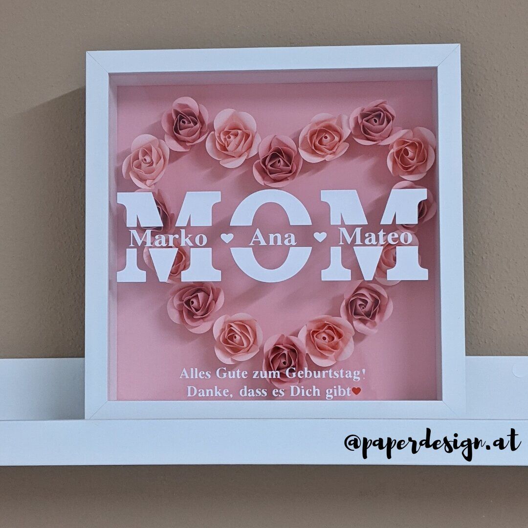 Mom Muttertag Paperdesign Muttertagsgeschenk Geburtstagsgeschenk Mom Muttertag Muttertagsgeschenk
