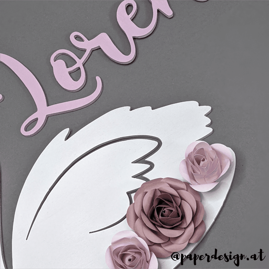 White swan schwan mädchenzimmer kinderzimmergestaltung kinderzimmer papierrosen paper roses paperdesign schwandekoration White swan schwan mädchenzimmer kinderzimmergestaltung kinderzimmer papierrosen paper roses schwandekoration