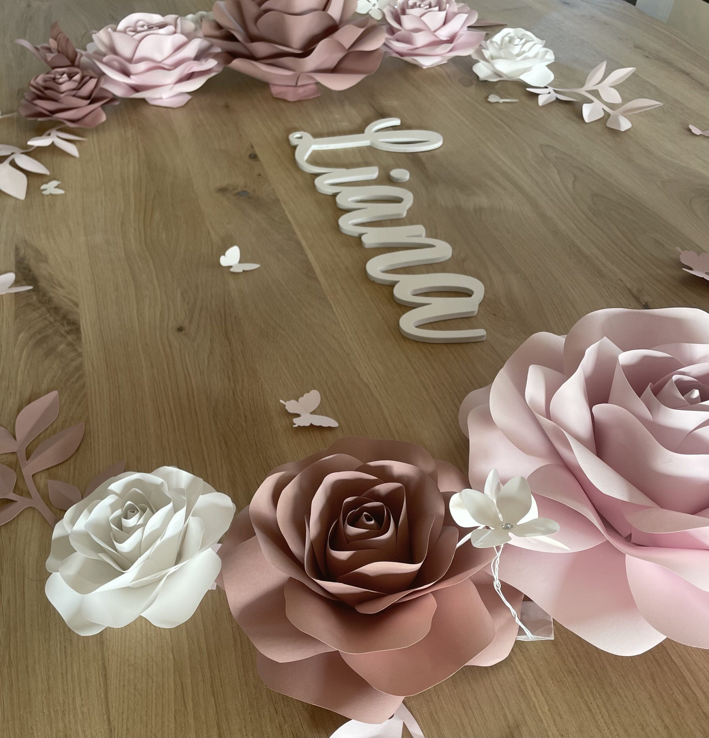 papierblumen set mädchen kinderzimmer paperdesign papierblumen-set-maedchen-kinderzimmer-paperdesign kinderzimmer dekoration
