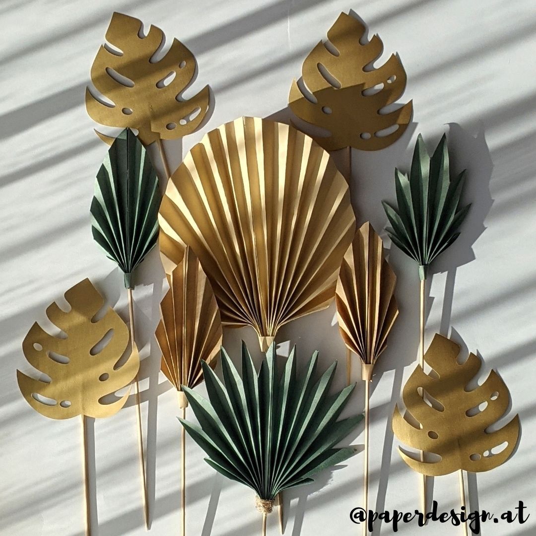 Palmblätter aus Papier Palmblätter aus Papier