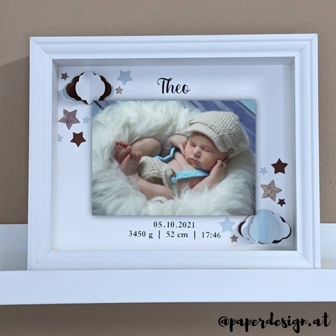 Shadow Box Junge Stars Taufgeschenk Babygeschenk Junge Geschenk für Jungen Geburtsgeschenk handgemacht paperdesign Shadow Box Junge Stars Taufgeschenk Babygeschenk Junge Geschenk für Jungen Geburtsgeschenk handgemacht paperdesign