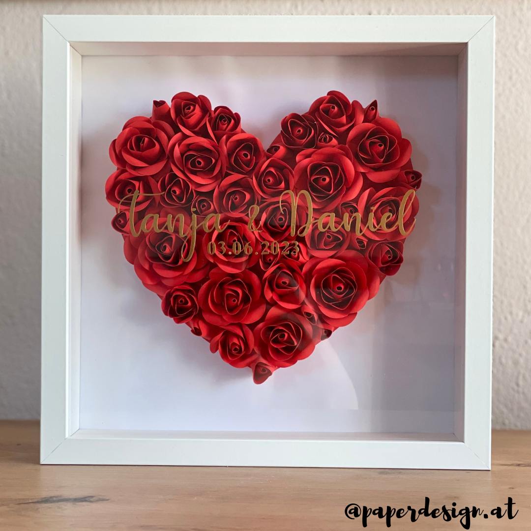 hochzeitsgeschenk handgemacht rosen 3d wedding shadow box personalisiert einzigartig einzigartiges geschenk paperdesign tanja hochzeitsgeschenk handgemacht rosen 3d wedding shadow box personalisiert einzigartig einzigartiges geschenk paperdesign